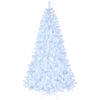 FCH 7ft 1346 Branches Automatic Tree Structure PVC Material 500 Lights Cool Color 8 Modes Christmas Tree White