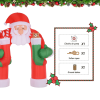 Christmas Inflatables Outdoor Decorations Giant Santa Claus