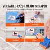 Plastic Razor Blade Scraper, 2PCS Scraper Tool, 120PCS Plastic Blades, Cleaning Scraper Remover for Stickers, Decals, Adhesive, Labels