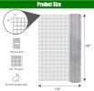 Hardware Cloth 1/4 inch 48in x 100ft 23 Gauge, Hot-dip Galvanized After Welding Chicken Wire Fence Roll Garden Plant Welded Metal Wire Fencing Roll
