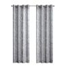 Grommet Top Sheer Bird on Branches Burnout Window Curtain(Only 1 Pc Panel)