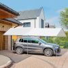 10'x 20' Heavy Duty Carport Car Canopy with Water UV Protection and Simple Open Design, Gray